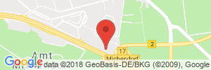 Position der Autogas-Tankstelle: Shell Tankstelle in 14552, Michendorf