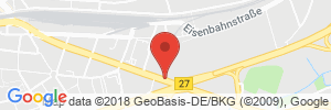 Position der Autogas-Tankstelle: Aral Tankstelle in 72072, Tübingen