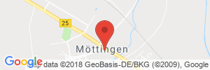 Position der Autogas-Tankstelle: Hem Tankstelle in 86753, Möttingen