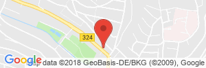 Position der Autogas-Tankstelle: Total-Tankstelle in 36251, Bad Hersfeld