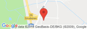 Position der Autogas-Tankstelle: Total-Tankstelle in 48488, Emsbüren