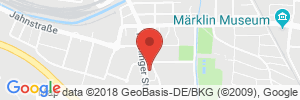 Position der Autogas-Tankstelle: Shell Tankstelle in 73037, Göppingen