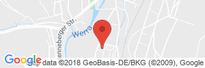 Position der Autogas-Tankstelle: Total-Tankstelle in 98617, Meiningen