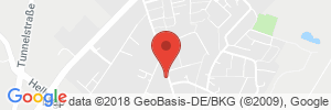 Position der Autogas-Tankstelle: Elan Tankstelle in 33813, Oerlinghausen