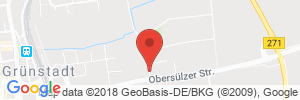 Position der Autogas-Tankstelle: Autohaus Wahl in 67269, Grünstadt