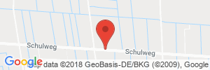 Position der Autogas-Tankstelle: Westfalen , Otto Heinz, Kfz- u. Karosseriebaumeister in 26532, Großheide / OT Ostermoordorf