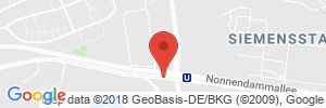 Position der Autogas-Tankstelle: Sprint-Tankstelle in 13599, Berlin
