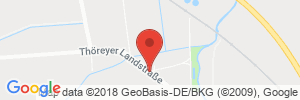 Position der Autogas-Tankstelle: Tankstelle Bernd Ortlepp in 99334, Ichtershausen Thörey