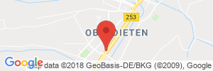 Position der Autogas-Tankstelle: Freie Tankstelle Gbr. Reitz & Co. KG in 35236, Breidenbach-Oberdieten