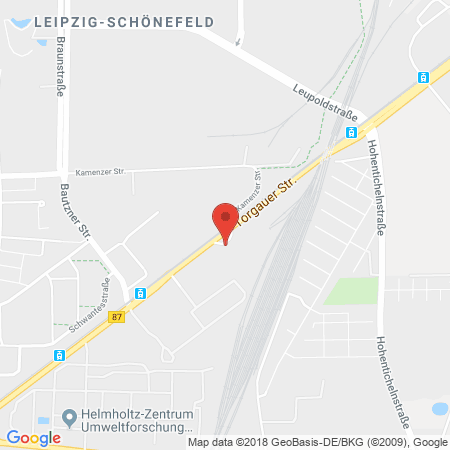 Position der Autogas-Tankstelle: Bft Tankstelle in 04347, Leipzig