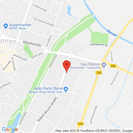 Standort der Tankstelle: Raiffeisen Tankstelle in 59399, Olfen
