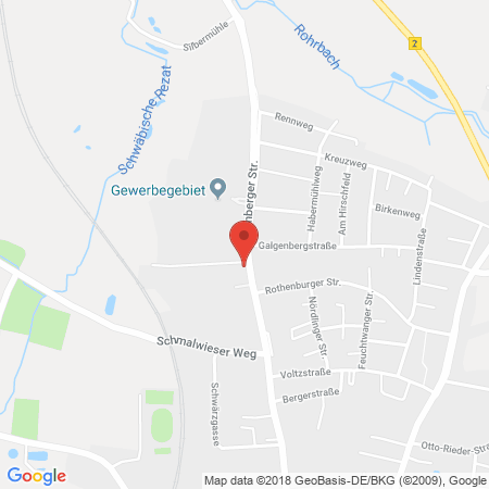 Standort der Tankstelle: Agip Tankstelle in 91781, Weissenburg