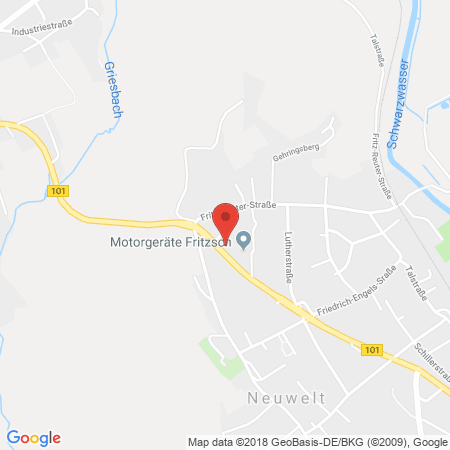 Position der Autogas-Tankstelle: Q1 Tankstelle in 08340, Schwarzenberg