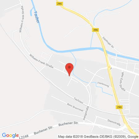 Standort der Tankstelle: HERM Tankstelle in 97980, Bad Mergentheim