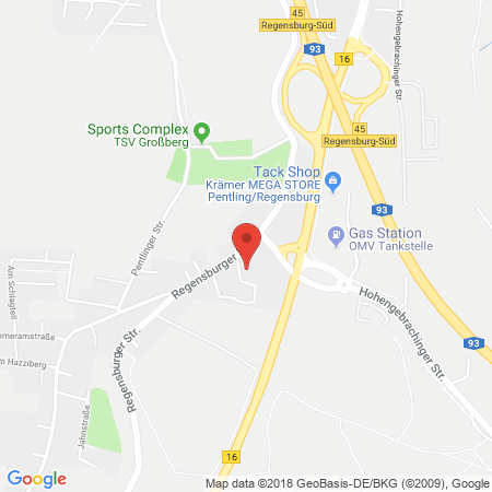 Standort der Tankstelle: DELTIN Tankstelle in 93080, Pentling