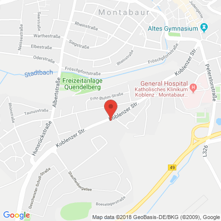 Position der Autogas-Tankstelle: Star Tankstelle in 56410, Montabaur