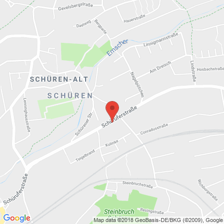 Position der Autogas-Tankstelle: Avex Dortmund in 44269, Dortmund