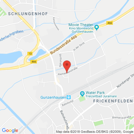 Position der Autogas-Tankstelle: Leberzammer Mineralöle GmbH in 91710, Gunzenhausen