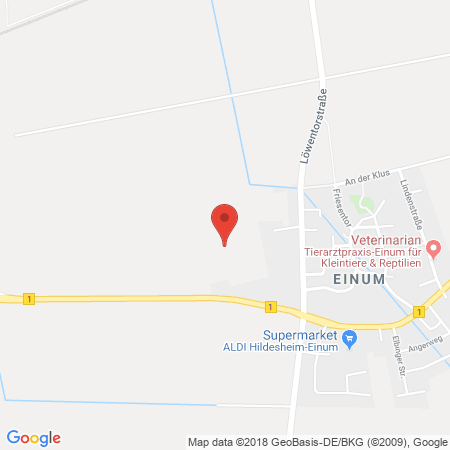 Position der Autogas-Tankstelle: Oil! Tankstelle Hildesheim-einum in 31135, Hildesheim-einum
