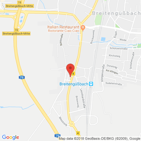 Standort der Tankstelle: OMV Tankstelle in 96149, Breitengüssbach