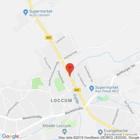 Position der Autogas-Tankstelle: Classic Rehburg-loccum in 31547, Rehburg-loccum