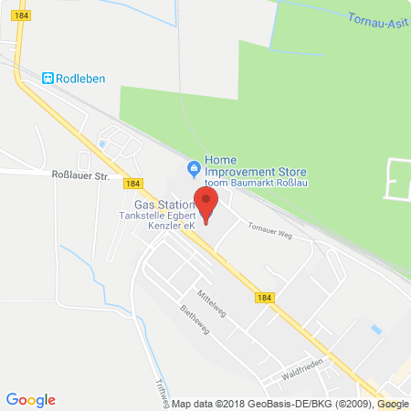 Standort der Tankstelle: Esso Tankstelle in 06862, Roßlau