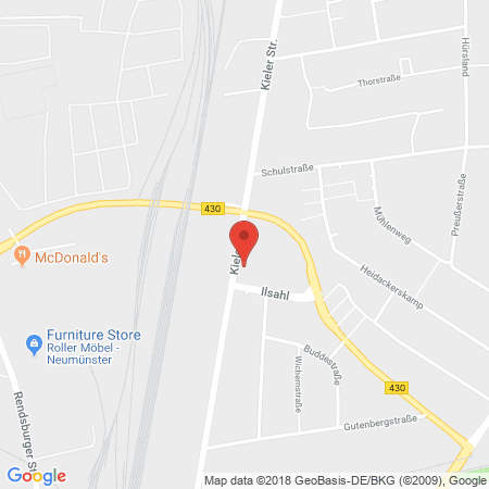 Standort der Tankstelle: SVG Tankstelle in 24536, Neumünster