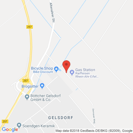 Position der Autogas-Tankstelle: Raiffeisen Rhein-ahr-eifel Handelsgesellschaft Mbh in 53501, Grafschaft