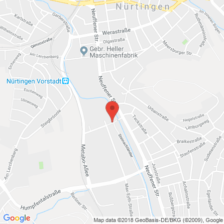Standort der Autogas Tankstelle:  Freie Tankstelle + Autohaus Deininger GmbH in 72622, Nürtingen