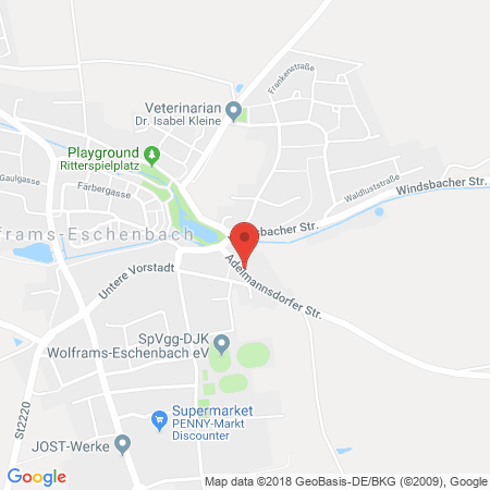 Standort der Tankstelle: bft Tankstelle in 91639, Wolframs-Eschenbach