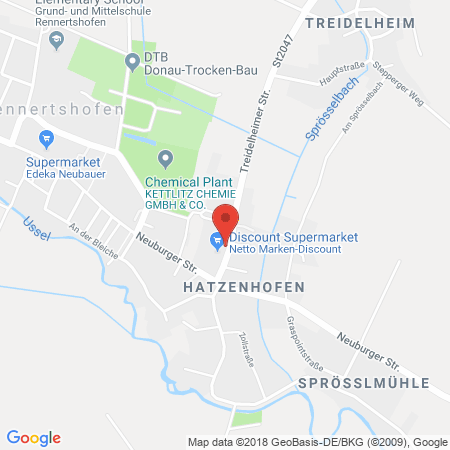 Standort der Tankstelle: BayWa Tankstelle in 86643, Rennertshofen