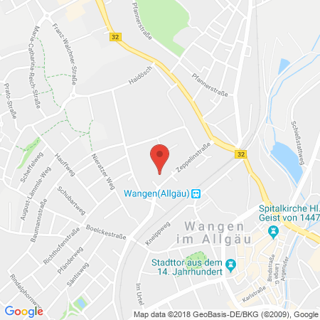 Position der Autogas-Tankstelle: Dreher Gmbh in 88239, Wangen