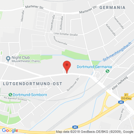 Position der Autogas-Tankstelle: Star Tankstelle in 44388, Dortmund