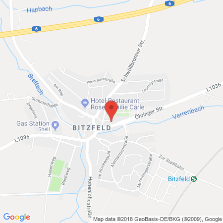 Standort der Tankstelle: EDi Hohenlohe Tankstelle in 74626, Bitzfeld