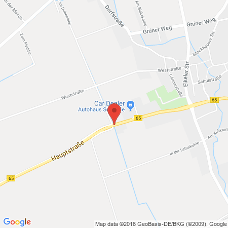 Position der Autogas-Tankstelle: Autohaus Schmale in 32312, Lübbecke-Blasheim