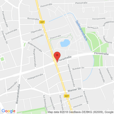 Position der Autogas-Tankstelle: Star Tankstelle in 45888, Gelsenkirchen