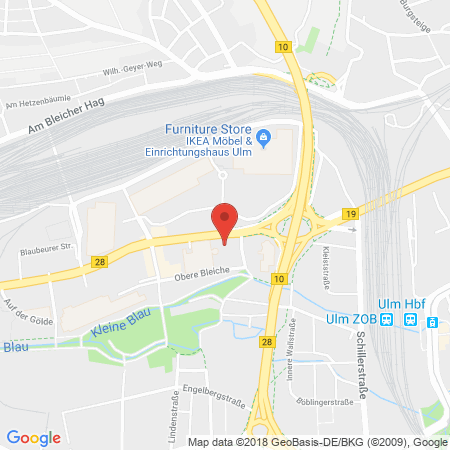 Standort der Tankstelle: BFT Tankstelle in 89077, Ulm