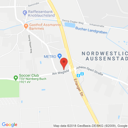 Standort der Tankstelle: Supermarkt-Tankstelle Tankstelle in 90427, NUERNBERG