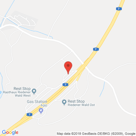 Position der Autogas-Tankstelle: Agip Tankstelle in 97262, Hausen
