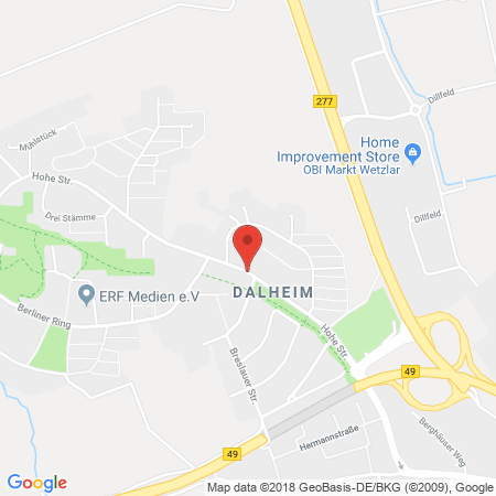 Standort der Autogas Tankstelle: AVIA Station, Ulrike Wege in 35576, Wetzlar