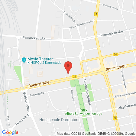 Standort der Tankstelle: ARAL Tankstelle in 64295, Darmstadt
