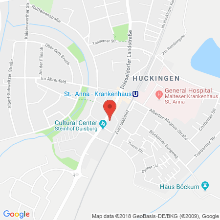 Position der Autogas-Tankstelle: Ernst Vollmer in 47259, Duisburg