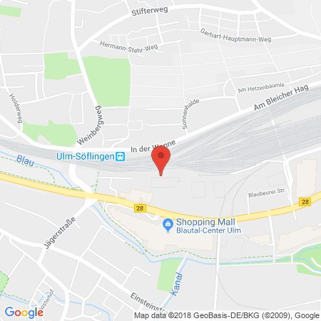 Standort der Autogas Tankstelle: Avia Hermann Bantleon GmbH in 89077, Ulm