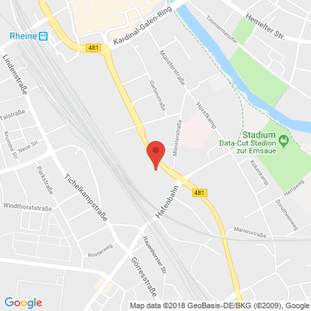 Standort der Tankstelle: Lölfin Tankstelle in 48431, Rheine