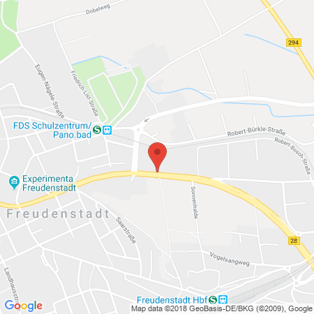 Standort der Tankstelle: AVIA Tankstelle in 72250, Freudenstadt