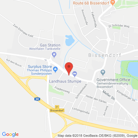 Standort der Tankstelle: STAR Tankstelle in 49143, Bissendorf