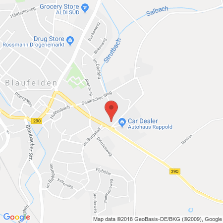 Standort der Tankstelle: Shell Tankstelle in 74572, Blaufelden