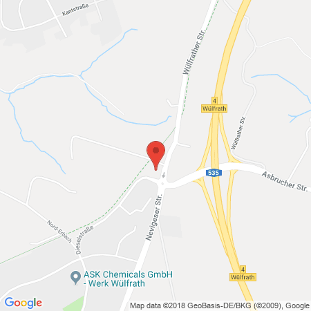 Position der Autogas-Tankstelle: Shell Tankstelle in 42489, Wuelfrath