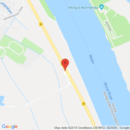 Position der Autogas-Tankstelle: Agip Tankstelle in 55130, Mainz