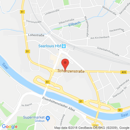 Standort der Tankstelle: Globus SB Warenhaus Tankstelle in 66740, Saarlouis